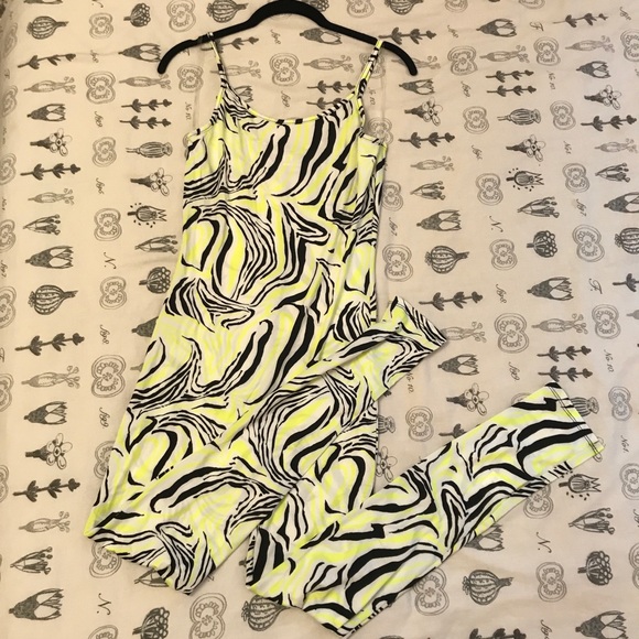 Neon Into the Jungle Jumpsuit - Picture 2 of 2